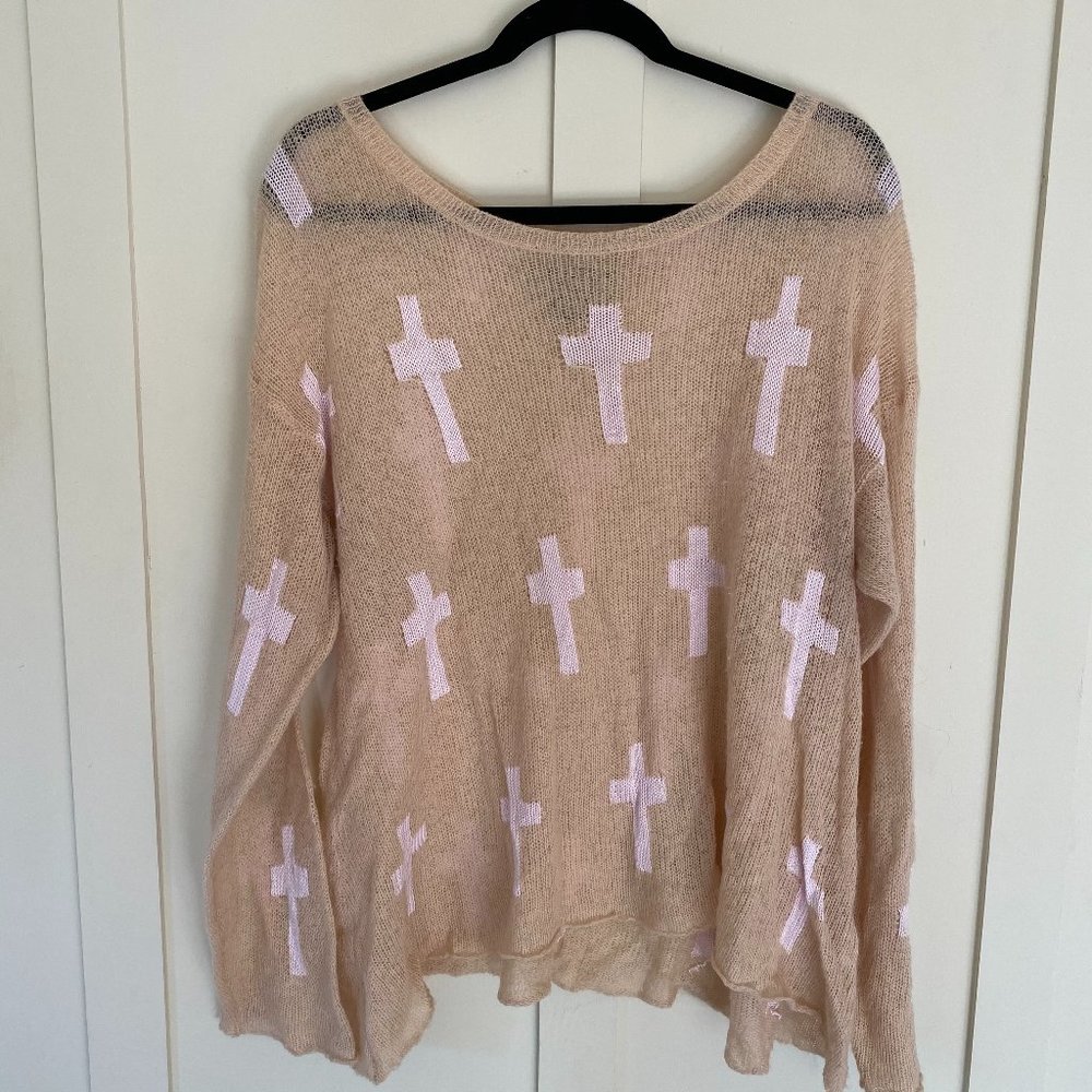 Wildfox Couture Cross Sweater